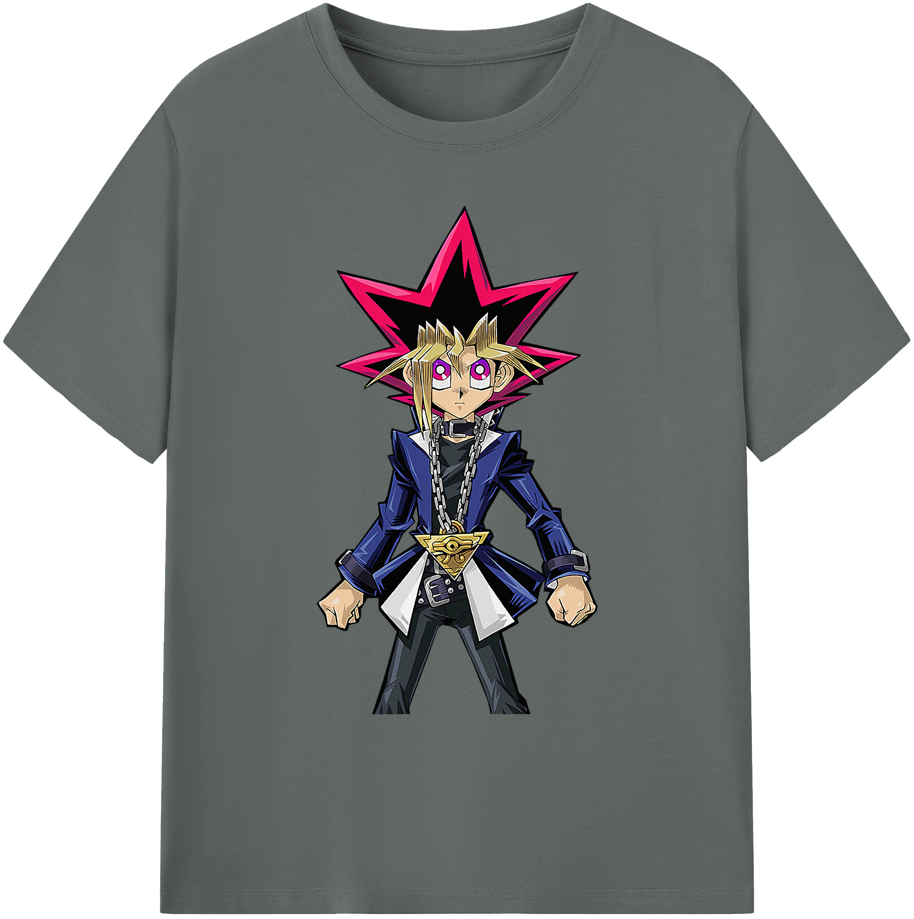 （画像用） 遊☆戯☆王 Yu-Gi-Oh! 綿100％ メンズ半袖Tシャツ｜肌触りやわらか＆通気性